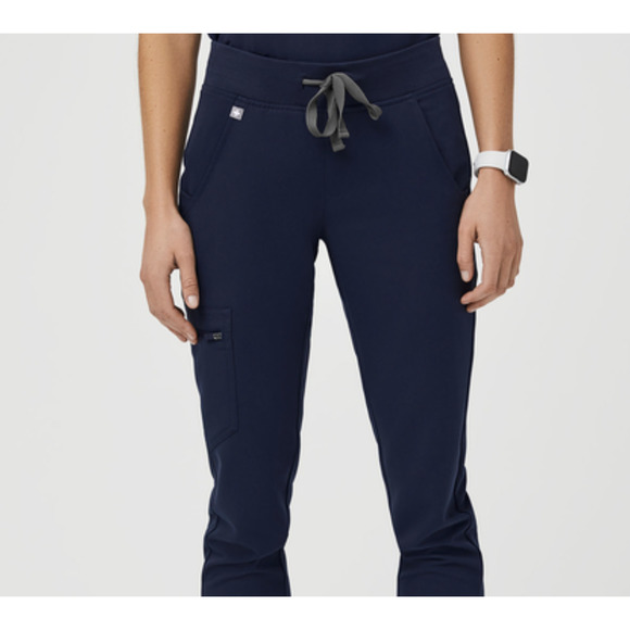 Large - Navy - FIGS scrubs Set - Top and Jogger Pants - Picture 2 of 9